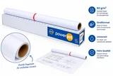 Plotterpapier PowerJet Premium Contrast 120g/m² 106,7 x 40m (42") mit 2" Kern, 120g/qm g/m² – Ansicht 2