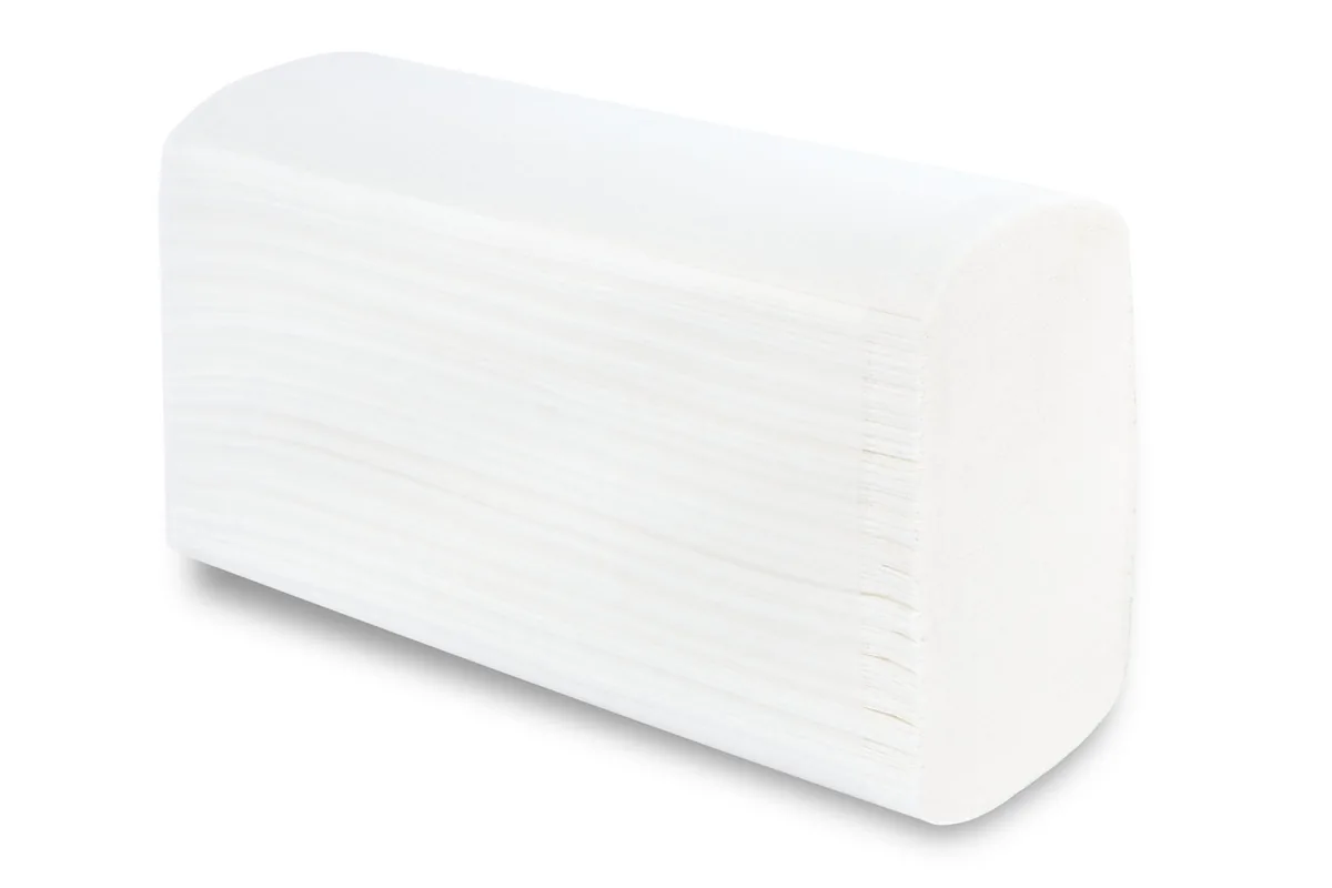 Papierhandtuch, Z-Falz, 2-lagig, hochweiß Zellstoff, 20,5 x 24 cm, 3.750 Blatt AG-050-2*