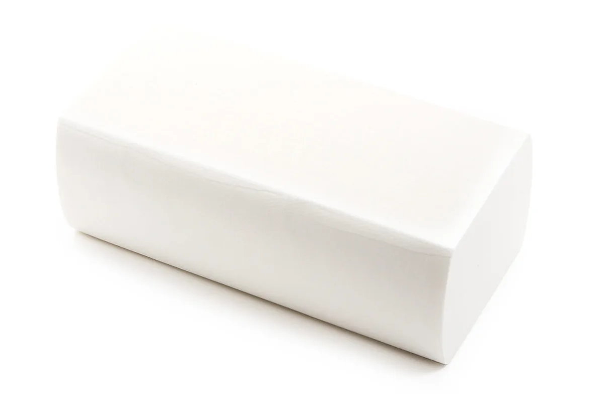 Papierhandtuch, M-Falz, 2-lagig, hochweiß Zellstoff, 20,5 x 32 cm, 1.875 Blatt