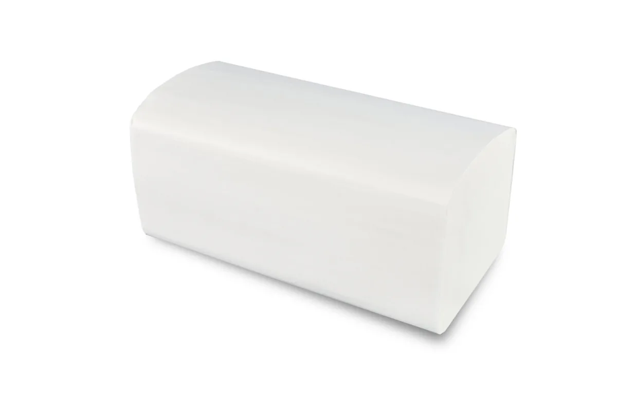 Papierhandtuch, V-Falz, 2-lagig, recycling weiß 24 x 21 cm, 4.000 Blatt