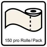 150 Blatt Pro Rolle Pack