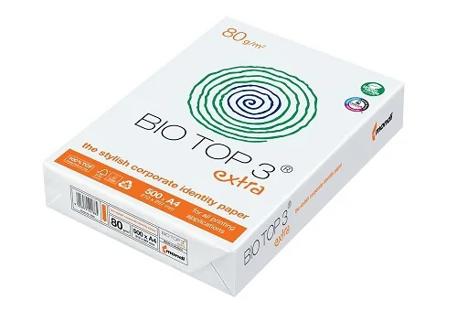 BIO TOP 3® extra Kopierpapier 300g/qm SRA3, Naturfärbung, Kopierpapier, naturweiss