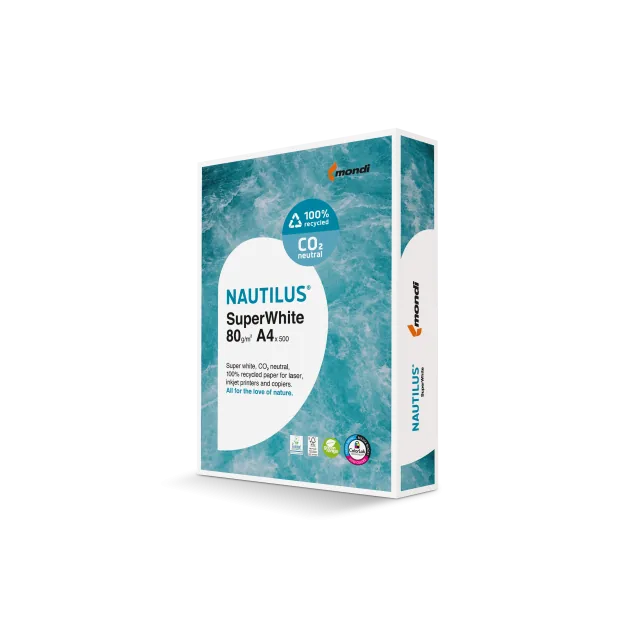 Nautilus SuperWhite Recyclingpapier 80g/qm DIN A4