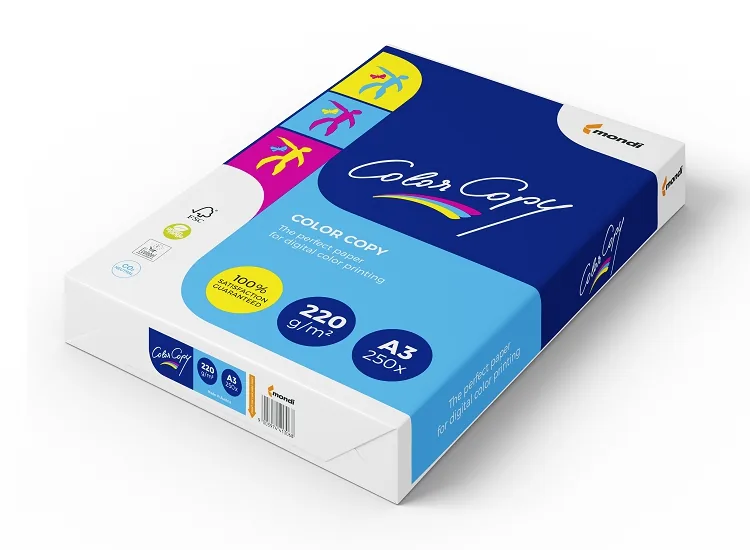 Color Copy Farblaserpapier 220g/qm DIN A3, hochweiss, satiniert, Farblaserpapier