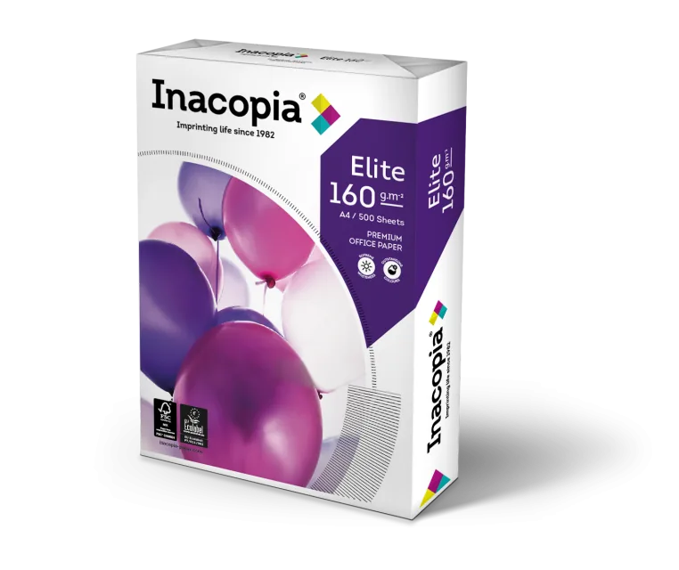 Inacopia Elite colour extreme Kopierkarton 160g/qm DIN A4, Kopierpapier, ultraweiss