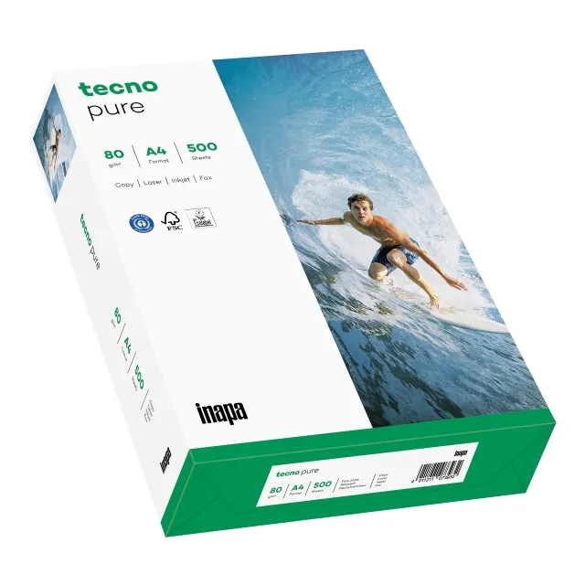 Tecno Pure reinweisses Recyclingpapier 80g/qm DIN A3