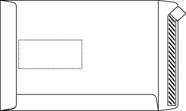 Versandtaschen DIN C5, weiß, mit Fenster, HK, 90g/qm