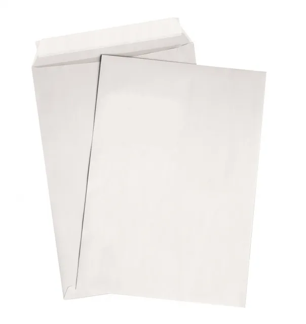 Versandtaschen DIN C4, weiß, ohne Fenster, HK, 90g/qm
