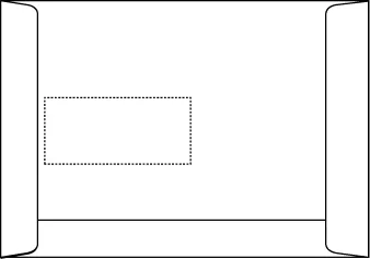 Versandtaschen DIN C5, weiß, mit Fenster, SK, 90g/qm