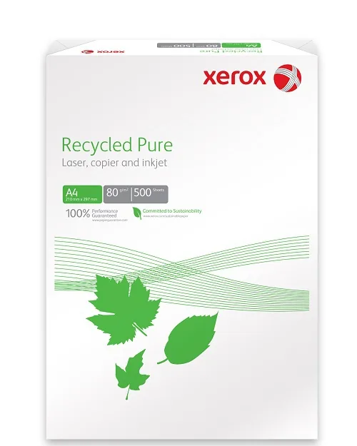 XEROX Recycled Pure Recyclingpapier 80g/qm DIN A4, recyclingweiss