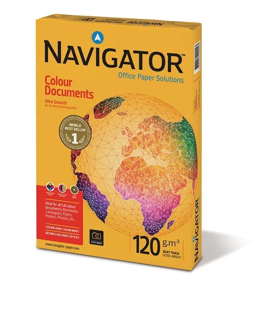 Navigator Colour Documents Kopierpapier 120g/qm DIN A4, ultraweiss