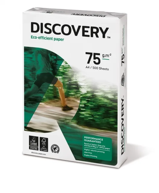 Discovery Kopierpapier 75g/qm DIN A4 4-fach gelocht, 4-fach gelocht, Kopierpapier, hochweiss