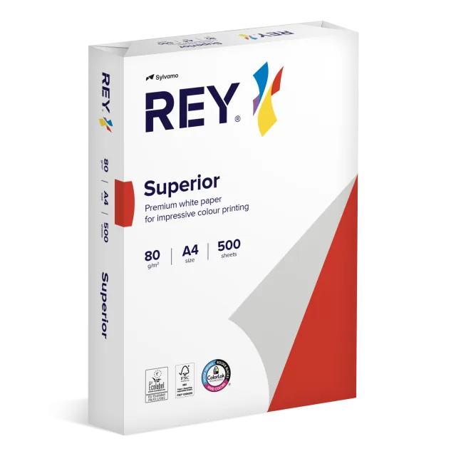 Rey Superior Kopierpapier 80g/qm DIN A4, ultraweiss
