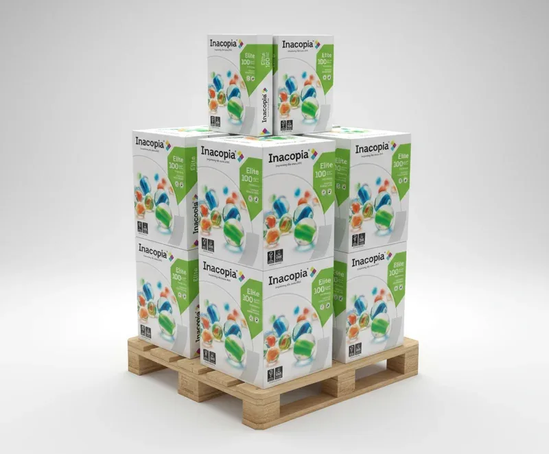 Inacopia Elite colour plus Kopierpapier 100g/qm DIN A4 - Palette (80.000 Blatt)