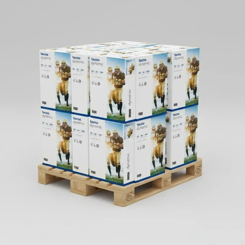 Tecno Dynamic Kopierpapier 80g/qm DIN A4 - Palette (100.000 Blatt), hochweiss