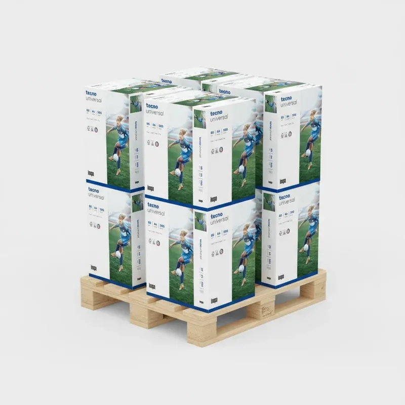 Tecno Universal Kopierpapier 80g/qm DIN A4 - Palette (100.000 Blatt)